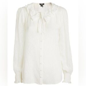 Frame Dionne Blouse Sz S Silk Blend